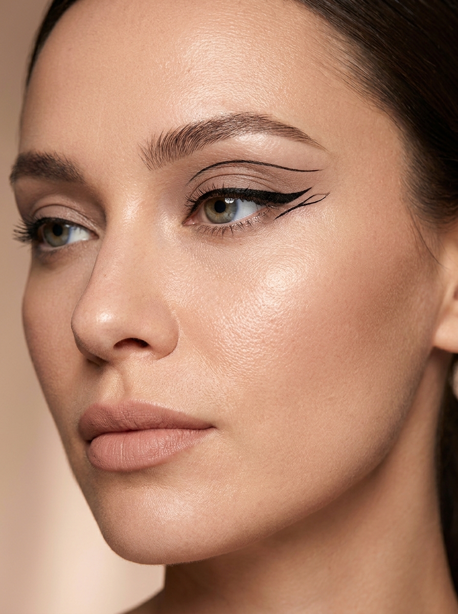 Graphic Witch Liner als Hexen Makeup Ideen Inspiration 2026